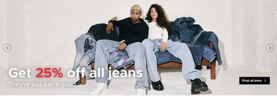Aanbiedingen van Kleding, Schoenen & Accessoires in Eindhoven | Get 25% Off All Jeans bij America Today | 20-3-2024 - 10-4-2024