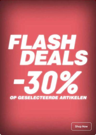 Aanbiedingen van Kleding, Schoenen & Accessoires in 's-Hertogenbosch | Flash Deals Krijg -30% korting op geselecteerde items bij SNIPES | 20-3-2024 - 31-3-2024