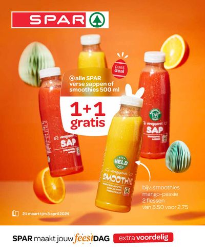 Aanbiedingen van Supermarkt in Leusden | Spar folder bij Spar | 22-3-2024 - 5-4-2024