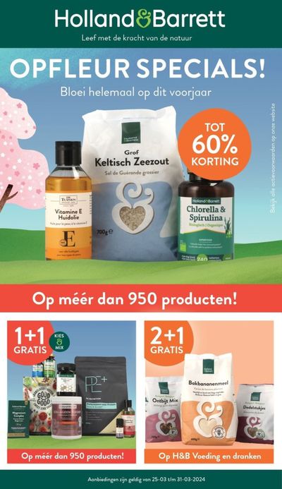 Aanbiedingen van Drogisterij & Parfumerie in Zaanstad | Holland & Barrett folder bij Holland & Barrett | 25-3-2024 - 8-4-2024