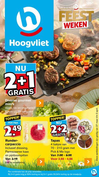 Aanbiedingen van Supermarkt in Aalsmeer | Hoogvliet Feestweken magazine 2024 bij Hoogvliet | 25-3-2024 - 8-4-2024