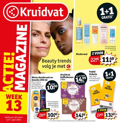 Aanbiedingen van Drogisterij & Parfumerie in Aalsmeer | Kruidvat folder bij Kruidvat | 25-3-2024 - 7-4-2024