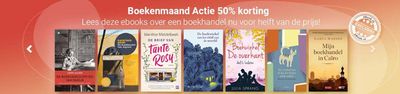 Aanbiedingen van Boeken & Muziek in Castricum | Boekenmaand Actie 50% korting bij eBook.nl | 27-3-2024 - 31-3-2024