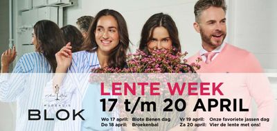 Aanbiedingen van Kleding, Schoenen & Accessoires in Uithoorn | Lente Week bij Modehuis Blok | 27-3-2024 - 20-4-2024