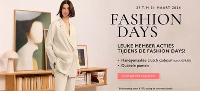 Aanbiedingen van Kleding, Schoenen & Accessoires in Amsterdam | Fashion Days  bij Claudia Sträter | 27-3-2024 - 31-3-2024