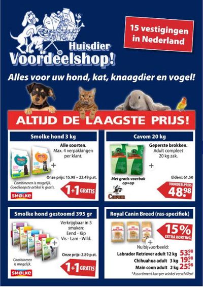 Aanbiedingen van Supermarkt in 's-Hertogenbosch | Huisdiervoordeelshop folder bij Huisdiervoordeelshop | 27-3-2024 - 23-4-2024