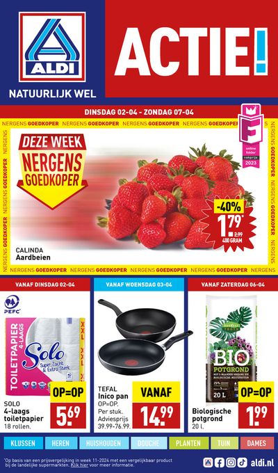 Aanbiedingen van Supermarkt in Enschede | Folder Aldi bij Aldi | 28-3-2024 - 11-4-2024