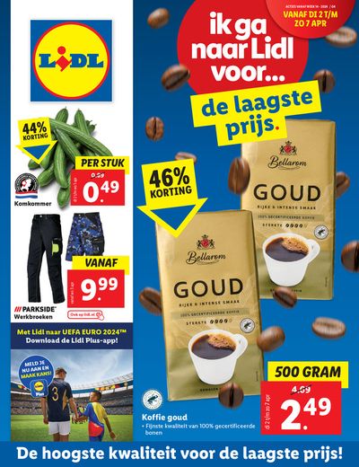 Aanbiedingen van Supermarkt in Beverwijk | Lidl folder bij Lidl | 28-3-2024 - 10-4-2024