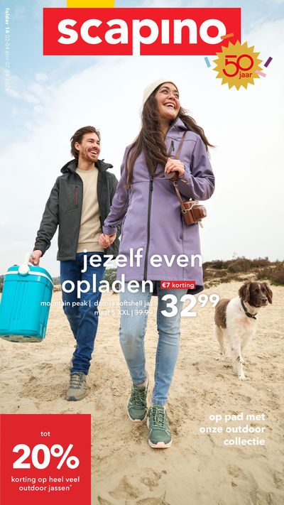 Aanbiedingen van Kleding, Schoenen & Accessoires in Voorst Gem Voorst | tot 20% korting op heel veel outdoor jassen bij Scapino | 2-4-2024 - 16-4-2024