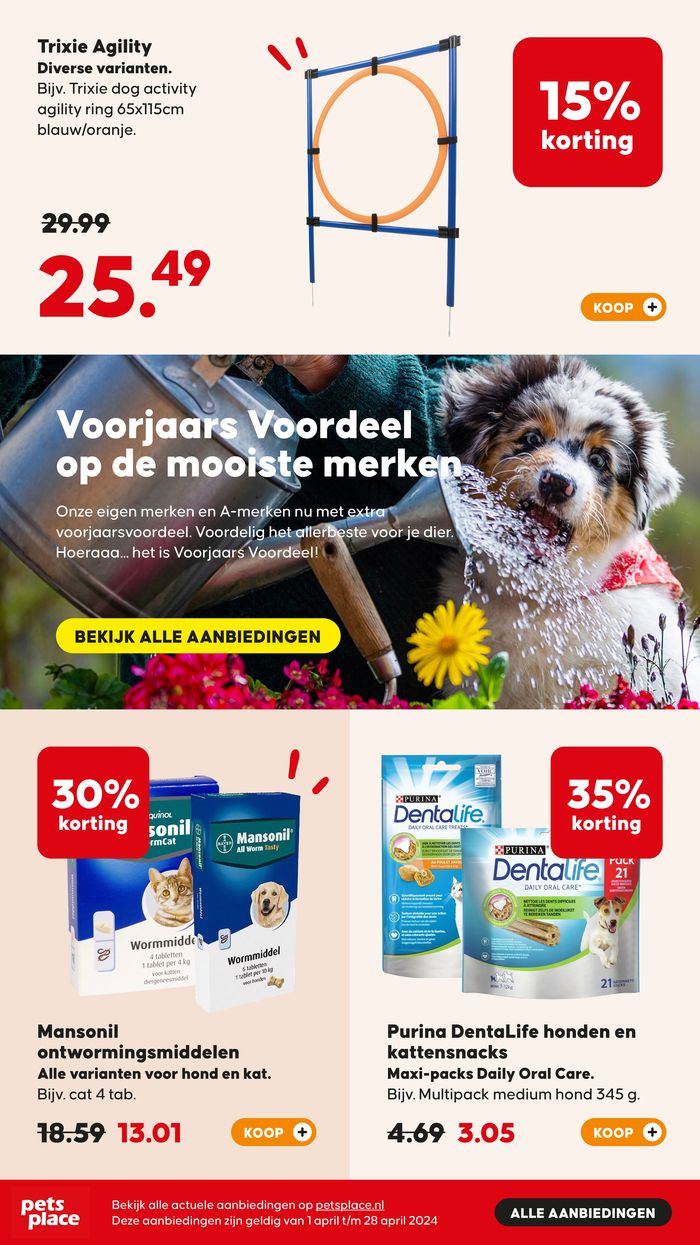 Catalogus van Pets Place in Badhoevedorp | Pets Place folder | 2-4-2024 - 28-4-2024
