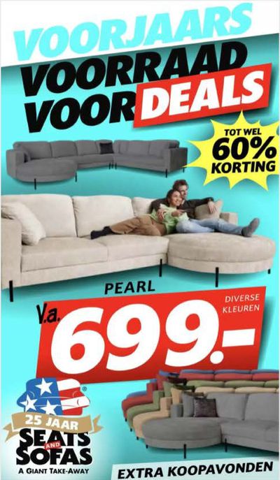 Aanbiedingen van Wonen & Meubels in Veenendaal | Seats and Sofas folder ! bij Seats and Sofas | 2-4-2024 - 21-4-2024