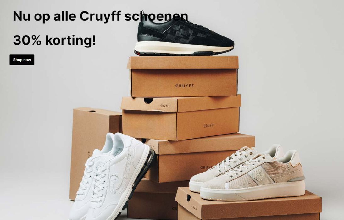 Catalogus van Sneakers in Utrecht | Nu op alle Cruyff schoenen 30% korting! | 9-4-2024 - 25-4-2024