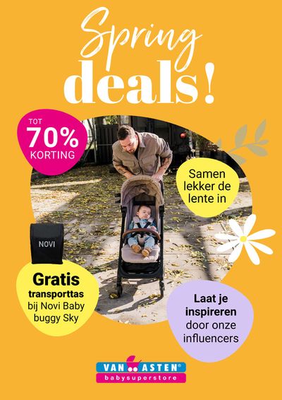 Aanbiedingen van Kleding, Schoenen & Accessoires in Tilburg | Spring Deals! bij Van Asten BabySuperstore | 9-4-2024 - 17-4-2024