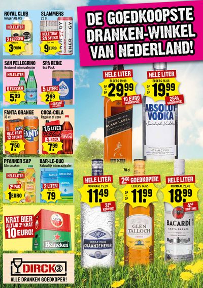 Aanbiedingen van Supermarkt in Almere | De Goedkoopste Dranken-Winkel Van Nederland! bij Dirck III | 10-4-2024 - 24-4-2024