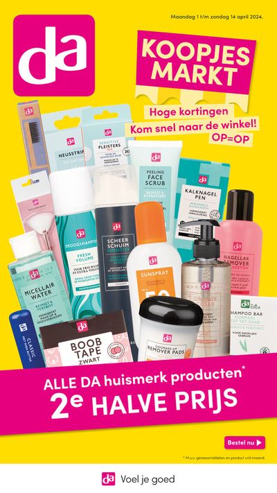 Aanbiedingen van Drogisterij & Parfumerie in Velsen-Zuid | Folder DA! bij DA | 12-4-2024 - 26-4-2024