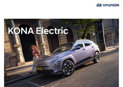 Aanbiedingen van Auto & Fiets | Hyundai Hyundai KONA Electric! bij Hyundai | 12-4-2024 - 12-4-2025