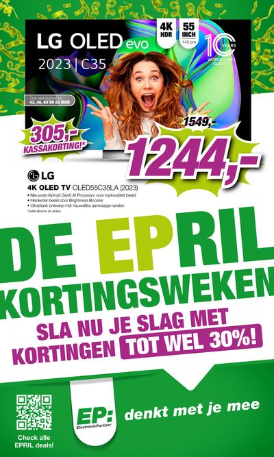 Aanbiedingen van Computers & Elektronica in Amsterdam | De EPril Kortingsweken bij EP | 13-4-2024 - 21-4-2024