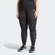 Aanbieding van Essentials High-Waisted Logo Legging (Grote Maat) voor 17,1€ bij Adidas