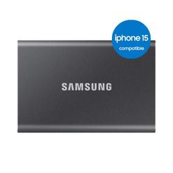 Aanbieding van Samsung Portable SSD T7 - grijs voor 119€ bij Amac