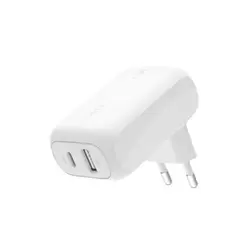 Aanbieding van Belkin 42W - 30w USB-C PD PPS + 12w USB-A - Duo Wandlader - Wit voor 1,6€ bij Amac