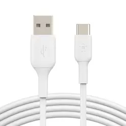 Aanbieding van Belkin BoostCharge USB-A naar USB-C kabel - wit voor 0,72€ bij Amac