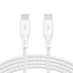 Aanbieding van Belkin 100w USB-C Gevlochten Kabel - wit voor 1,31€ bij Amac