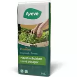 Aanbieding van Potgrond voor moestuinbakken premium 60 l voor 14,79€ bij Aveve