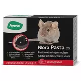 Aanbieding van Lokaaspasta Nora Pasta 25 met 2 muizenlokaasdozen voor 11,99€ bij Aveve