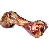 Aanbieding van Hondensnack Ham Bone 1 stuks voor 2,89€ bij Aveve