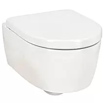 Aanbieding van Geberit iCon Hangend toiletset XS (Zonder spoelrand, Voorzien van standaardglazuur, Spoelvorm: Diep, Uitlaat toilet: Horizontaal, Wit) voor 412€ bij Bauhaus