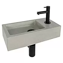 Aanbieding van Differnz Wc-fontein Jukon (38,5 x 18,5 cm, Grijs) voor 129€ bij Bauhaus