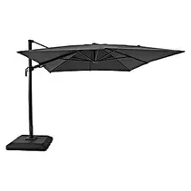 Aanbieding van Sunfun Zweefparasol Capri (Antraciet, 300 x 350 cm) voor 499€ bij Bauhaus