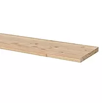 Aanbieding van Tuinplank Douglas (400 x 20 x 2,2 cm, Ruw) voor 21,5€ bij Bauhaus