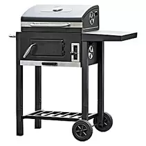 Aanbieding van Grillstar Houtskoolbarbecue Boston (Grilloppervlak (B x D): 45 x 32 cm, Zwart) voor 149€ bij Bauhaus