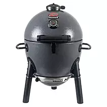 Aanbieding van Char-Griller Houtskoolbarbecue Kamado Akorn Jr. (Diameter barbecue-oppervlak: 35 cm, Zwart) voor 199€ bij Bauhaus