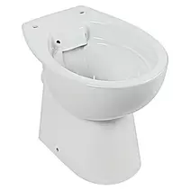 Aanbieding van Camargue Staand toilet Metz (Zonder spoelrand, Voorzien van standaardglazuur, Spoelvorm: Diep, Uitlaat toilet: Horizontaal, Wit) voor 99€ bij Bauhaus