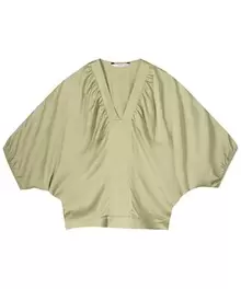 Aanbieding van Summum silky blouse vleermuismouw voor 119,95€ bij Be One