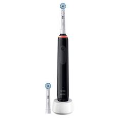 Aanbieding van Oral-B elektrische tandenborstel Pro 3 3000 Sensi zwart - incl. 2 opzetborstels voor 59,99€ bij Blokker