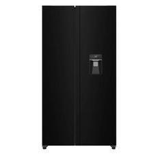 Aanbieding van Bella BSBS-455.1WBE - Amerikaanse koelkast - Waterdispenser - Display - No Frost - 439 Liter - Zwart voor 599€ bij Blokker