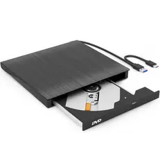 Aanbieding van Strex Externe DVD Speler en Brander - CD/DVD - Plug & Play - USB 3.0 DVD Speler - Geschikt voor Windows, Mac en Linux - voor 20€ bij Blokker