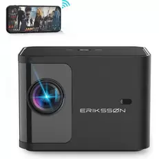 Aanbieding van Erikssøn Beamer Prime - Streamen Vanaf Je Telefoon - 6600 Ansi-Lumens - Projector - Mini - Beamers voor 99,99€ bij Blokker