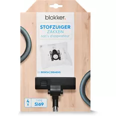 Aanbieding van Blokker stofzuigerzak Bosch, SIemens si69 - 4 stuks voor 6,99€ bij Blokker