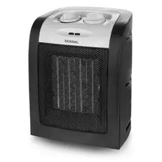 Aanbieding van Blokker keramische kachel BL-25103 zwart - 1800W voor 19,99€ bij Blokker