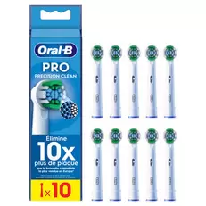 Aanbieding van Oral-B opzetborstels Precision Clean wit - 10 stuks voor 24€ bij Blokker