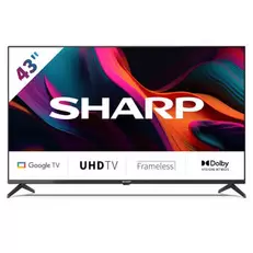 Aanbieding van Sharp 43GL4260E - 43 inch - 4K UHD LED TV met Google TV voor 299€ bij Blokker