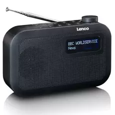 Aanbieding van Lenco draagbare DAB+/FM radio PDR-016 met Bluetooth - zwart voor 34,99€ bij Blokker