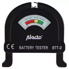 Aanbieding van Batterijtester AA/AAA/C/D/9V Alecto BTT-2 Zwart voor 3€ bij Blokker