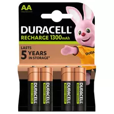 Aanbieding van Duracell Plus AA oplaadbare NiMH batterijen - 4 stuks voor 14,29€ bij Blokker