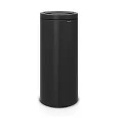 Aanbieding van Brabantia Touch Bin Flat Top afvalemmer 30 liter met kunststof binnenemmer - Matt Black voor 79€ bij Blokker