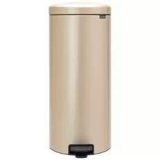 Aanbieding van Brabantia newIcon pedaalemmer 30 liter met kunststof binnenemmer - Metallic gold voor 74,49€ bij Blokker